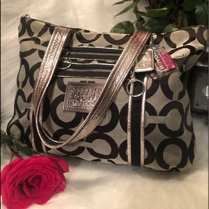 Coach Op Art Glam Tote